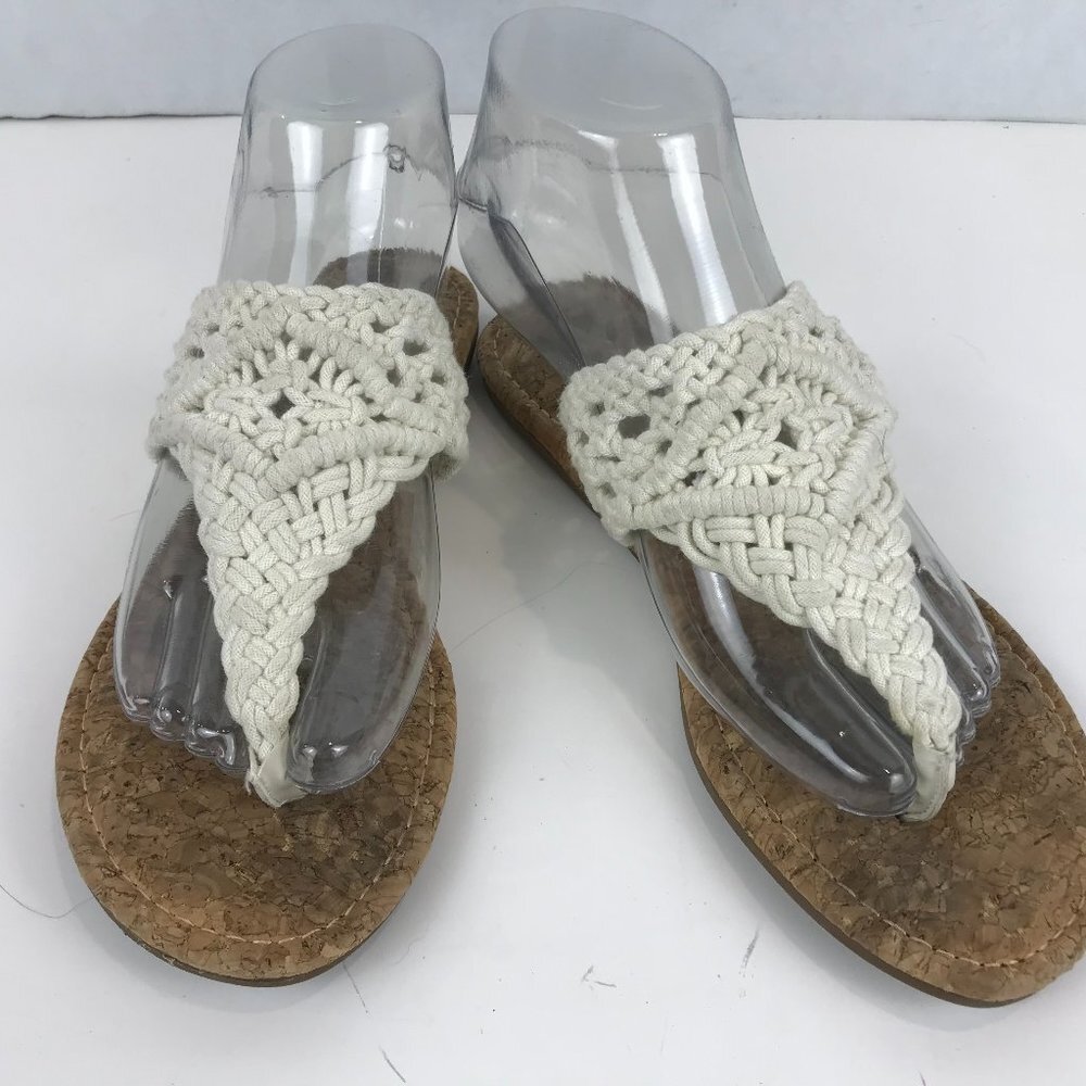ALTAR'D STATE Macramé Thong Sandal Size US 8